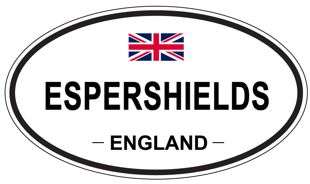 ESPERSHIELDS, England - Oval Magnet