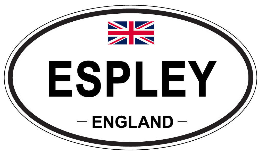 ESPLEY, England - Oval Magnet