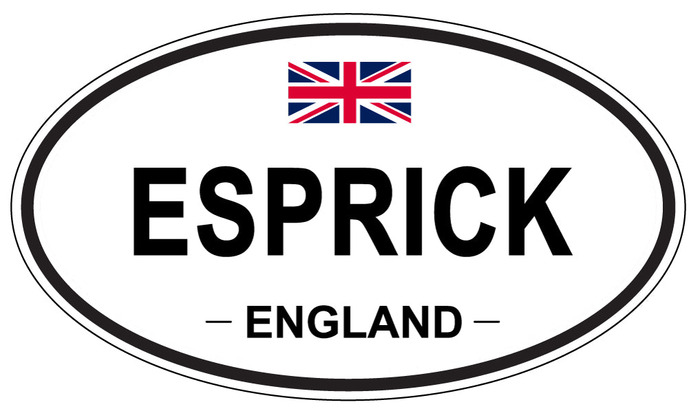 ESPRICK, England - Oval Magnet