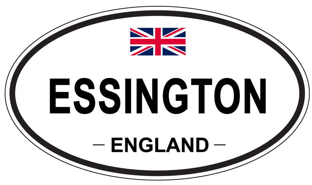 ESSINGTON, England - Oval Magnet