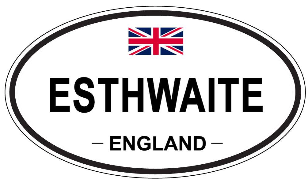 ESTHWAITE, England - Oval Magnet