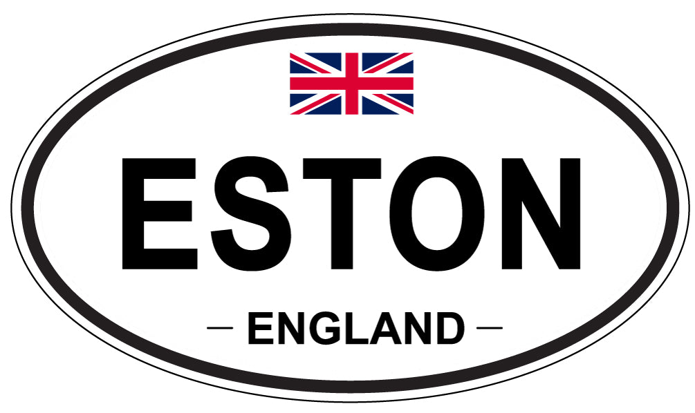 ESTON, England - Oval Magnet