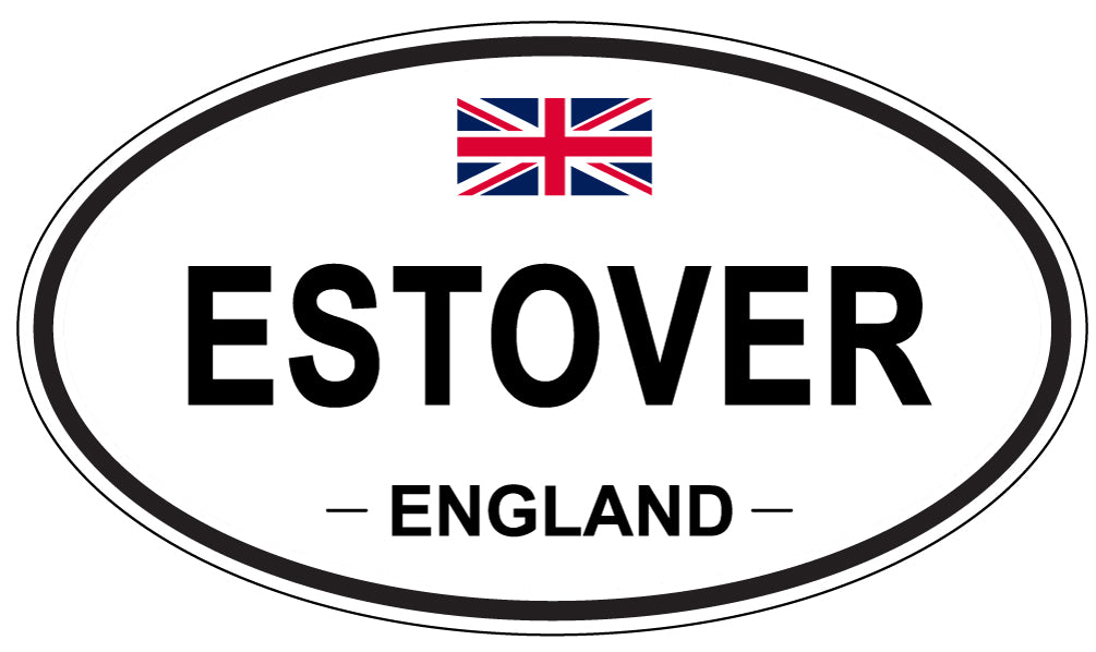 ESTOVER, England - Oval Magnet