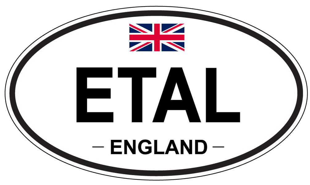 ETAL, England - Oval Magnet