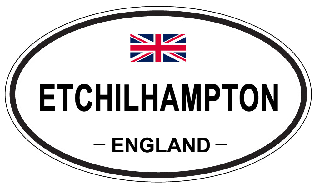 ETCHILHAMPTON, England - Oval Magnet