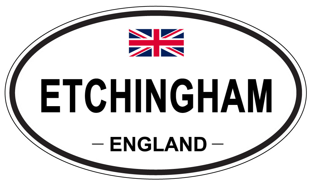 ETCHINGHAM, England - Oval Magnet