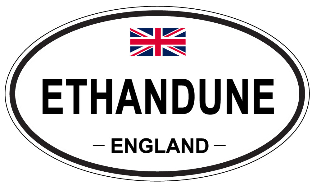 ETHANDUNE, England - Oval Magnet