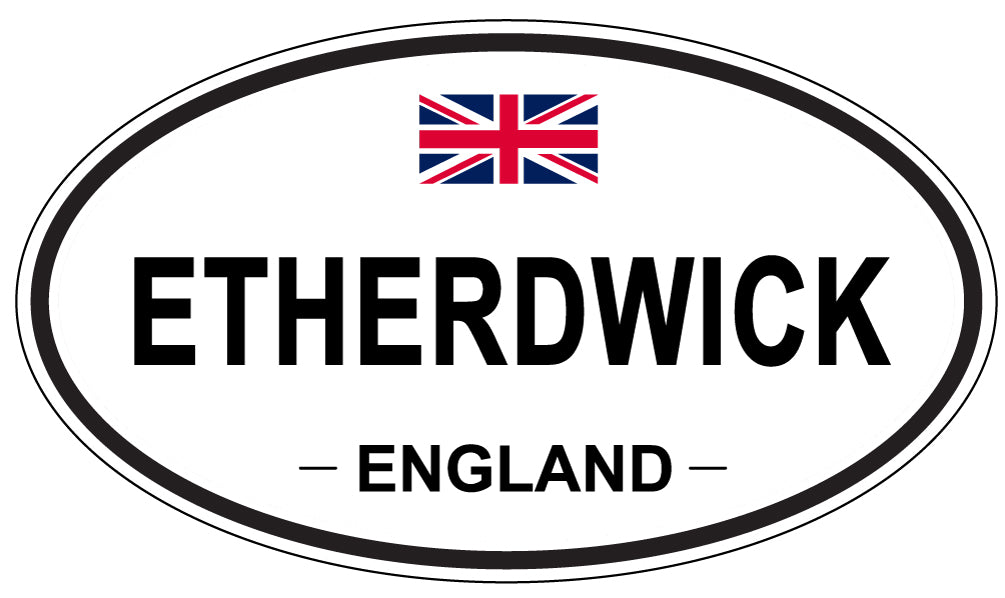ETHERDWICK, England - Oval Magnet
