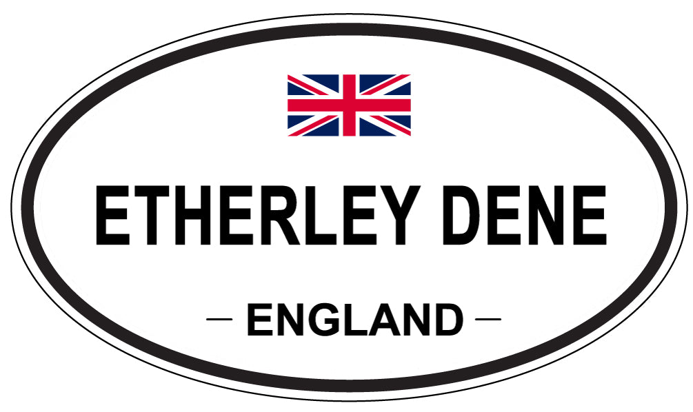 ETHERLEY DENE, England - Oval Magnet