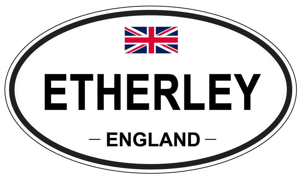 ETHERLEY, England - Oval Magnet