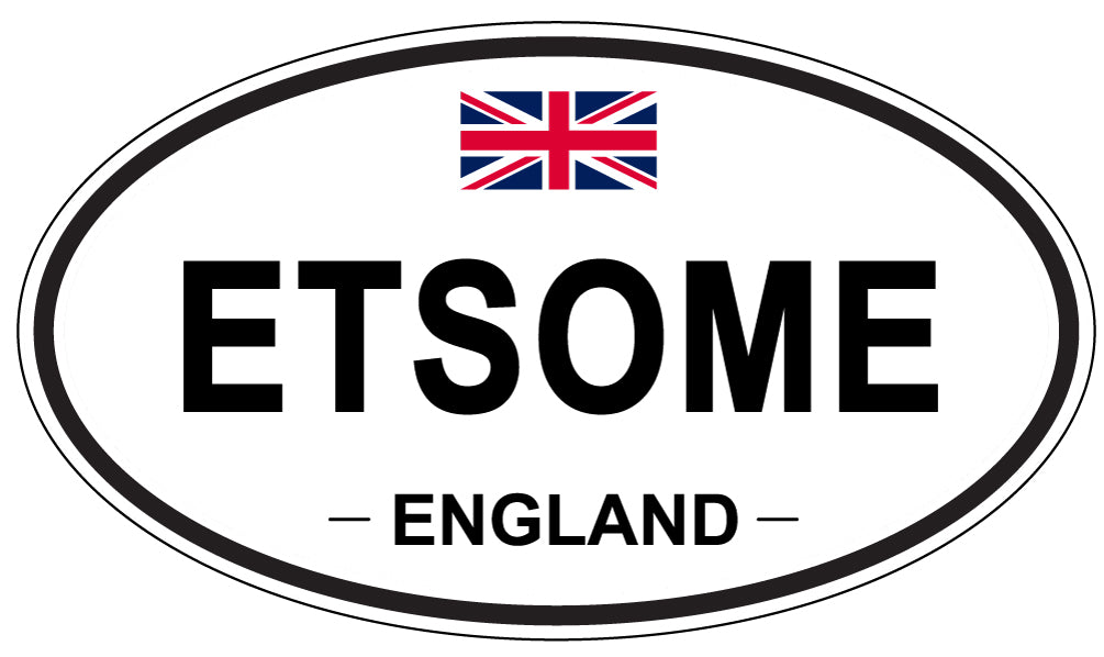 ETSOME, England - Oval Magnet