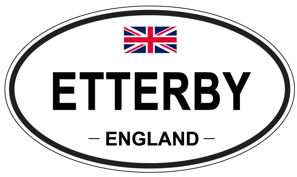 ETTERBY, England - Oval Magnet