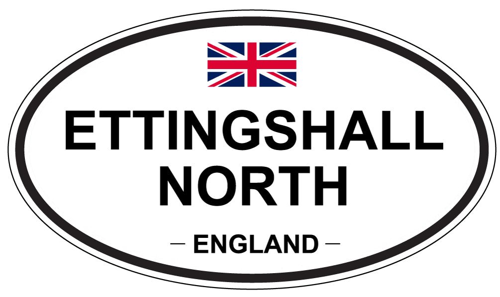 ETTINGSHALL NORTH, England - Oval Magnet