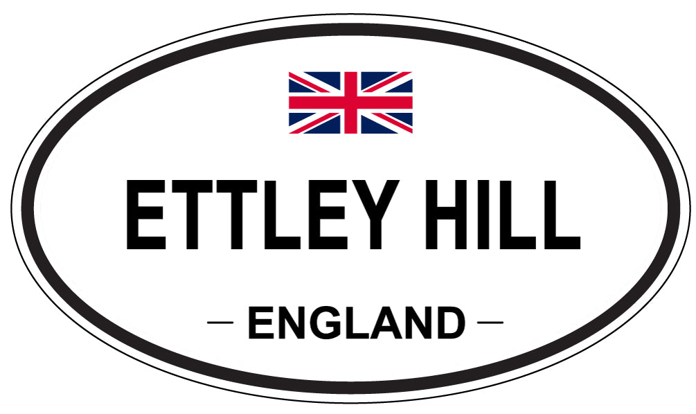 ETTLEY HILL, England - Oval Magnet