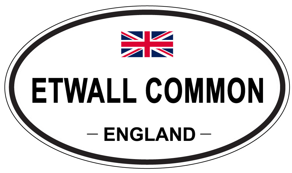 ETWALL COMMON, England - Oval Magnet