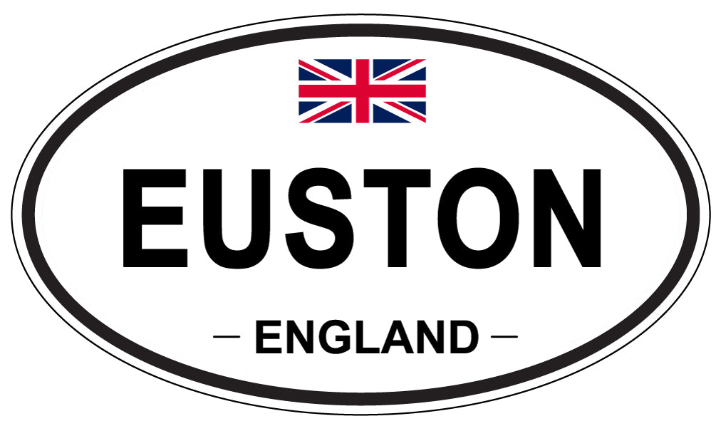 EUSTON, England - Oval Magnet
