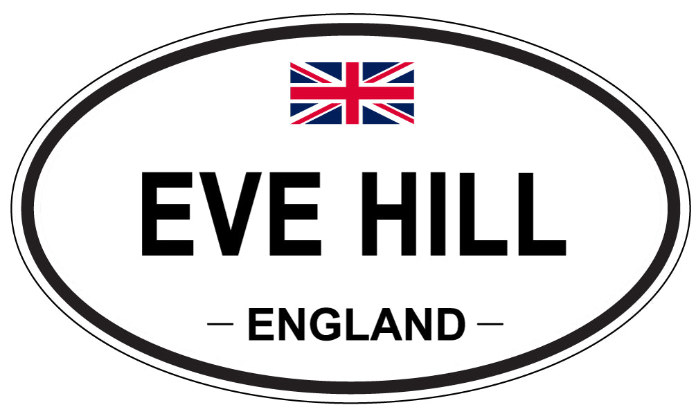 EVE HILL, England - Oval Magnet