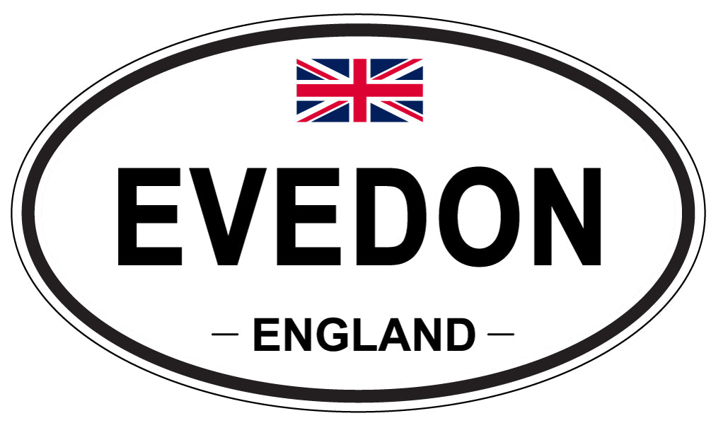 EVEDON, England - Oval Magnet