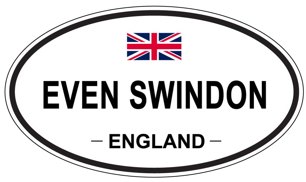 EVEN SWINDON, England - Oval Magnet