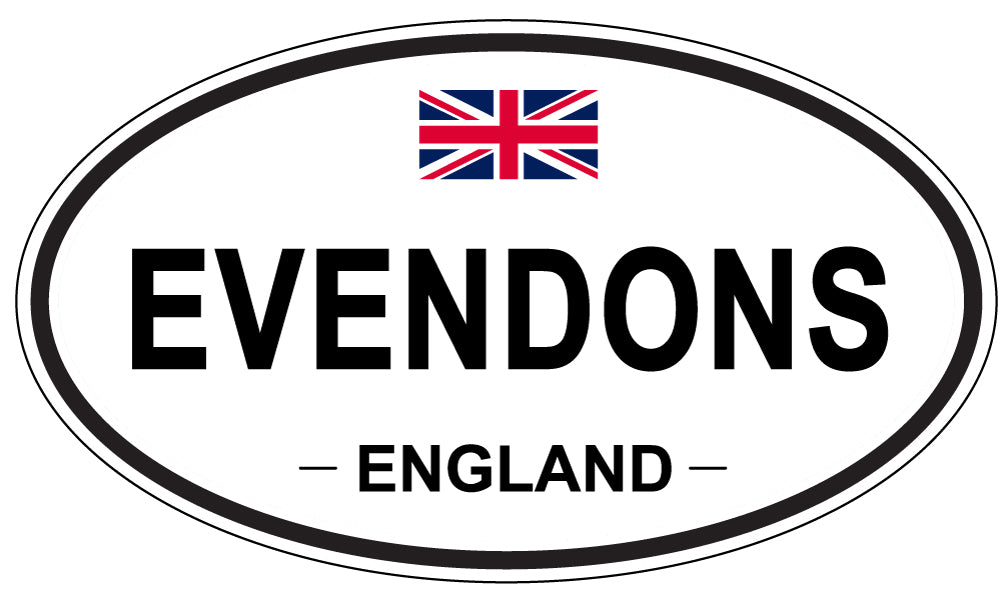 EVENDONS, England - Oval Magnet