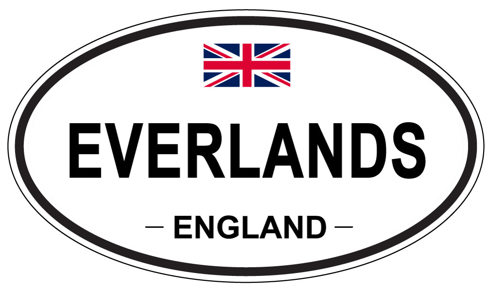 EVERLANDS, England - Oval Magnet