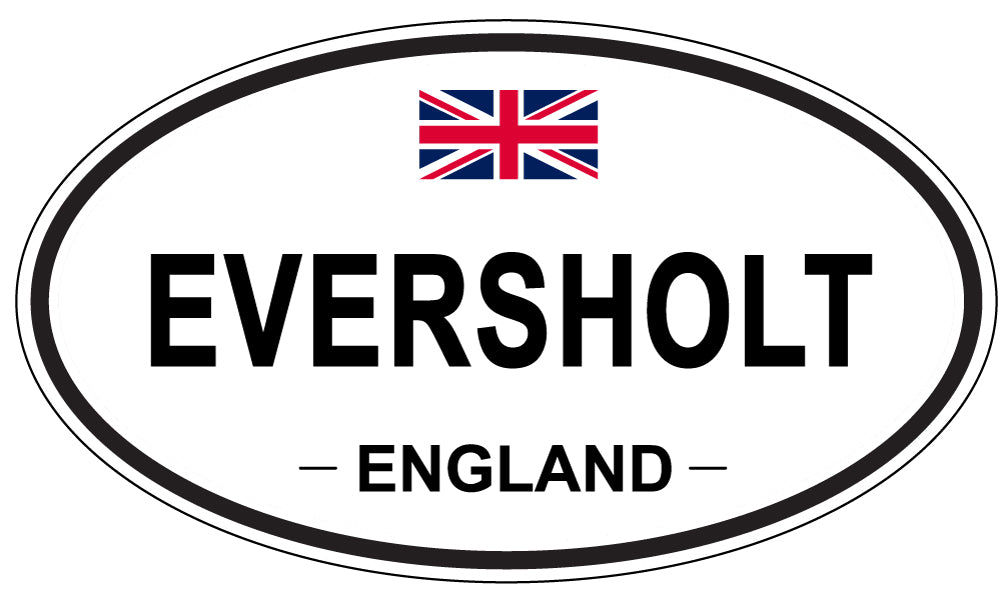 EVERSHOLT, England - Oval Magnet