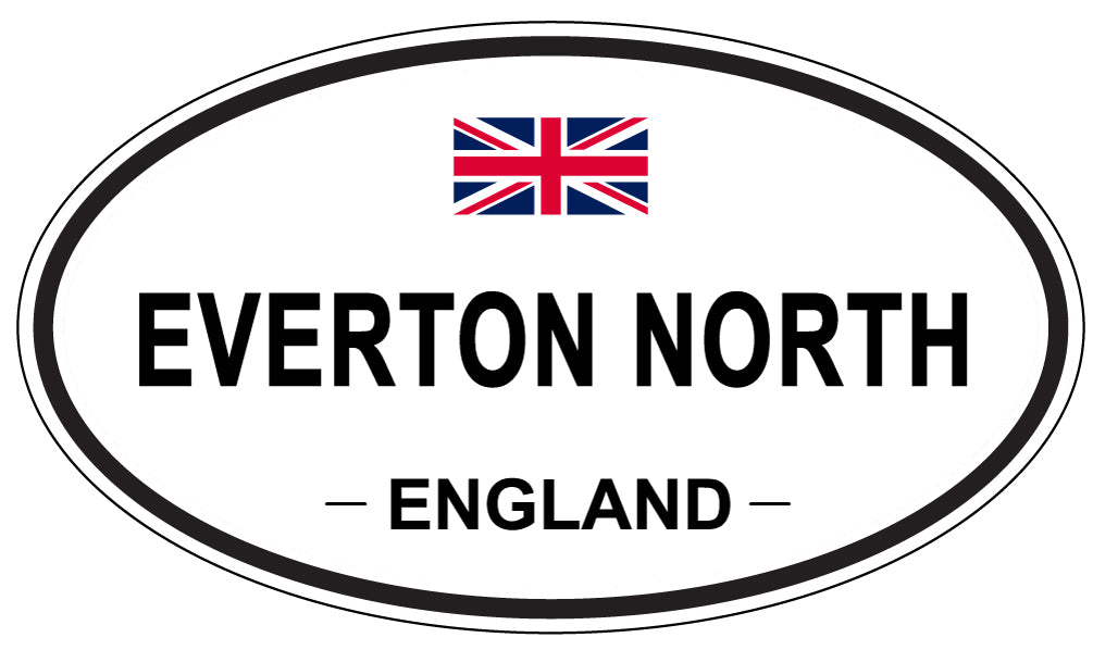 EVERTON NORTH, England - Oval Magnet