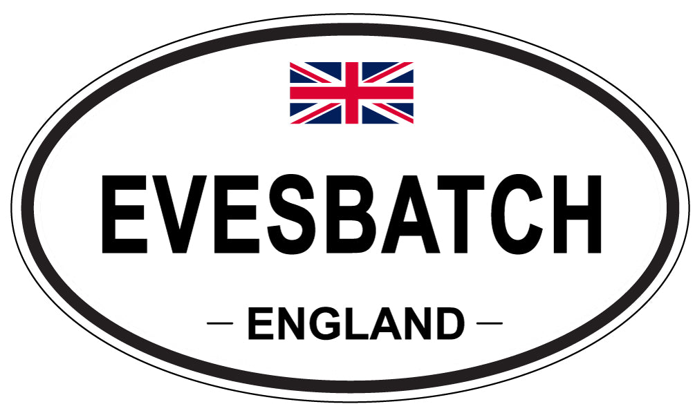 EVESBATCH, England - Oval Magnet