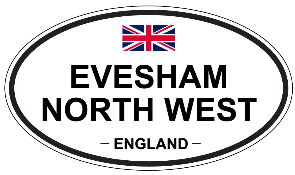 EVESHAM NORTH WEST, England - Oval Magnet