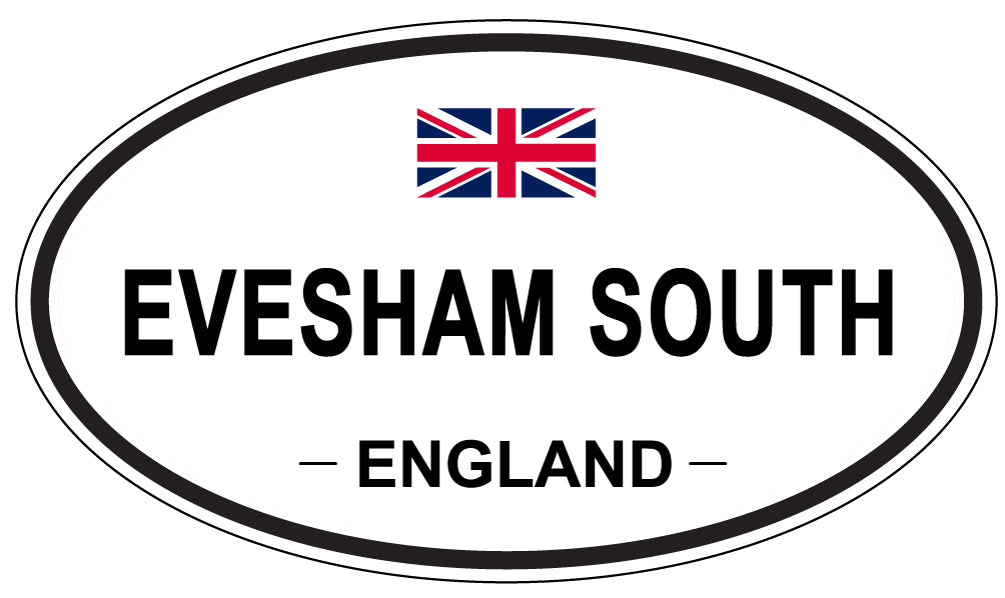 EVESHAM SOUTH, England - Oval Magnet