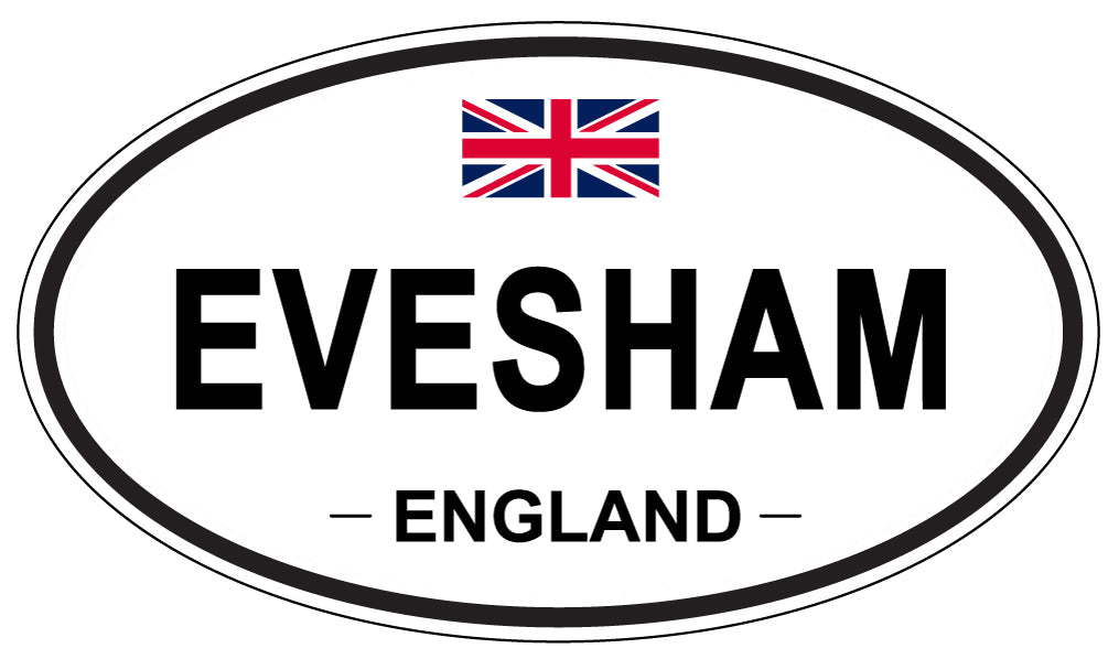 EVESHAM, England - Oval Magnet