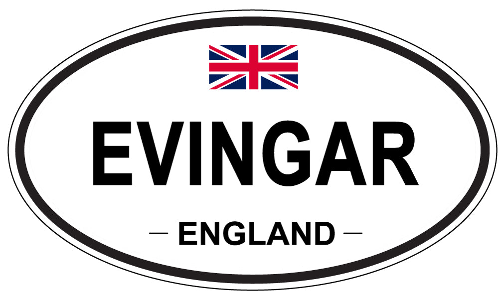 EVINGAR, England - Oval Magnet