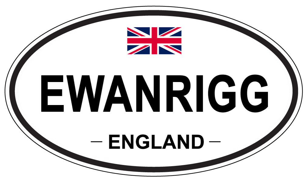 EWANRIGG, England - Oval Magnet