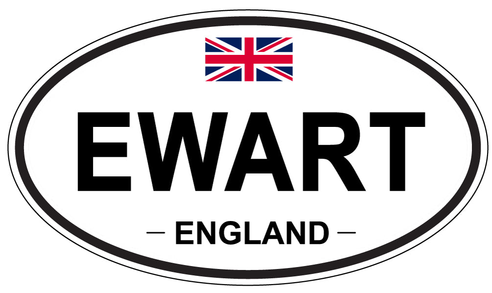 EWART, England - Oval Magnet