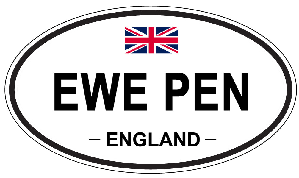 EWE PEN, England - Oval Magnet