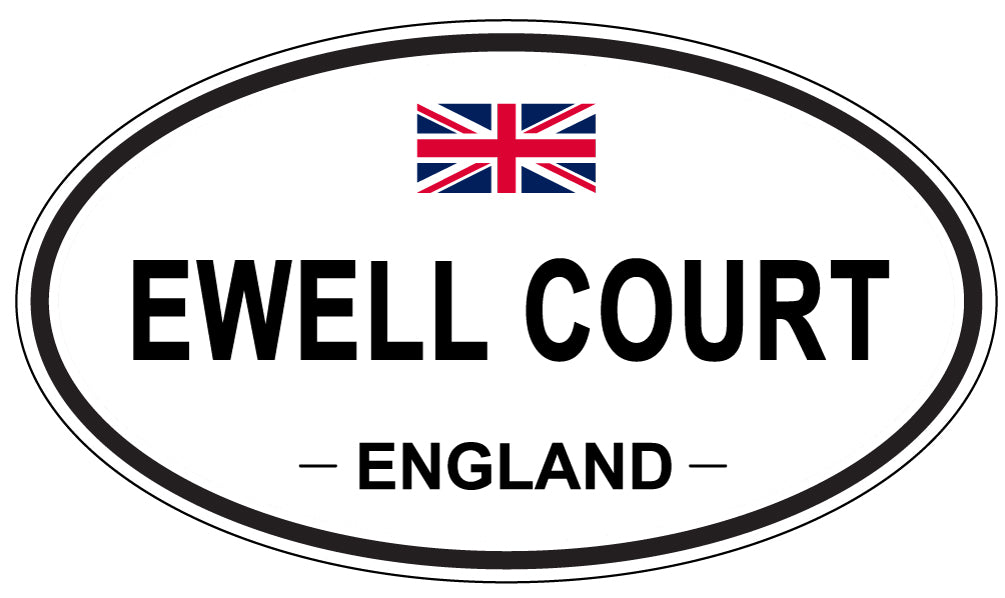 EWELL COURT, England - Oval Magnet
