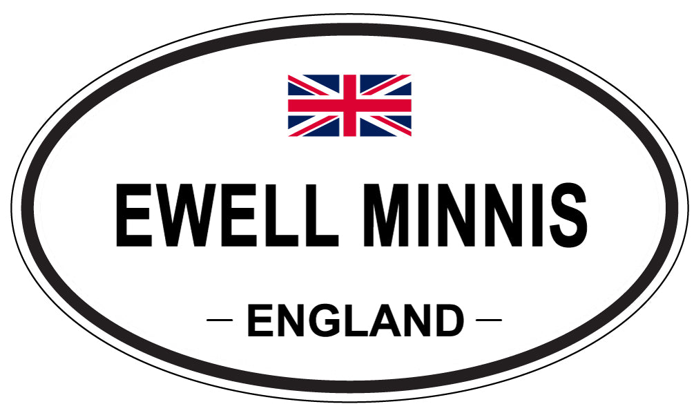 EWELL MINNIS, England - Oval Magnet