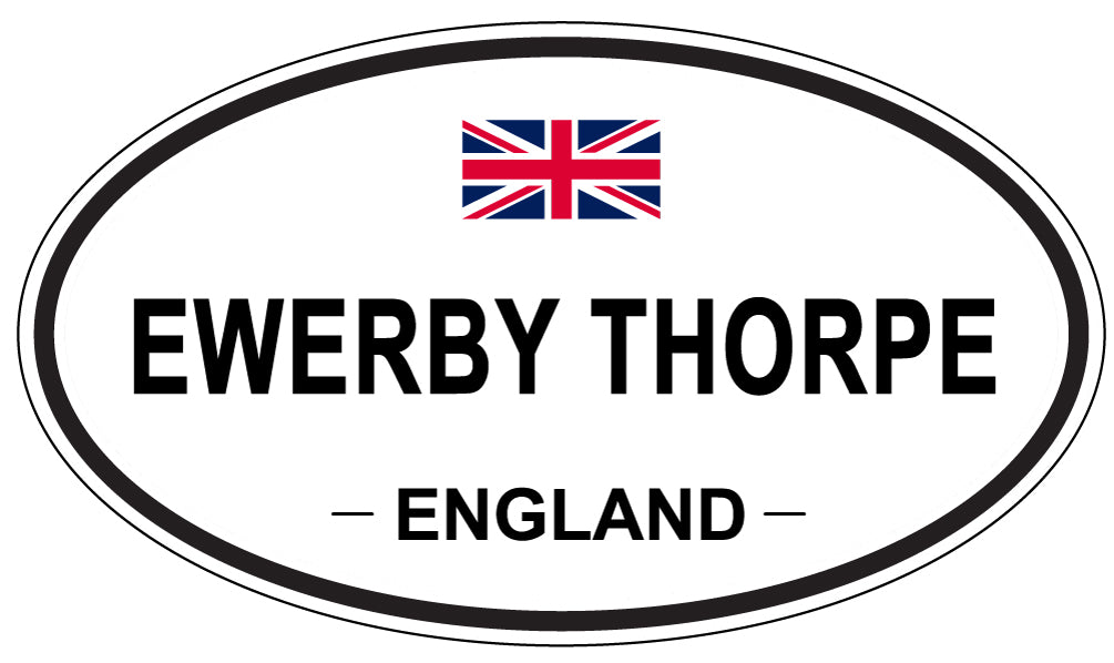 EWERBY THORPE, England - Oval Magnet