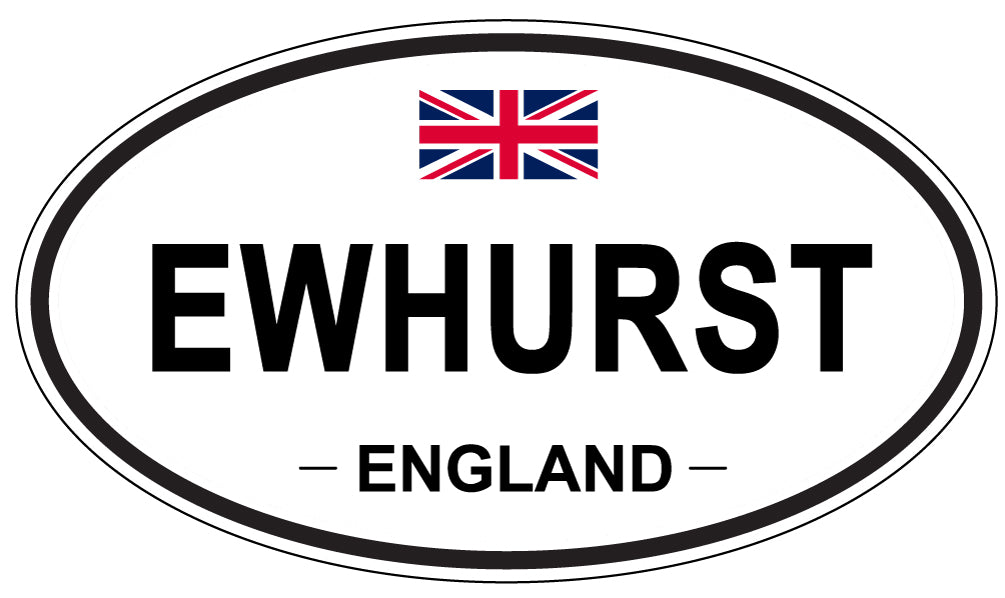 EWHURST, England - Oval Magnet