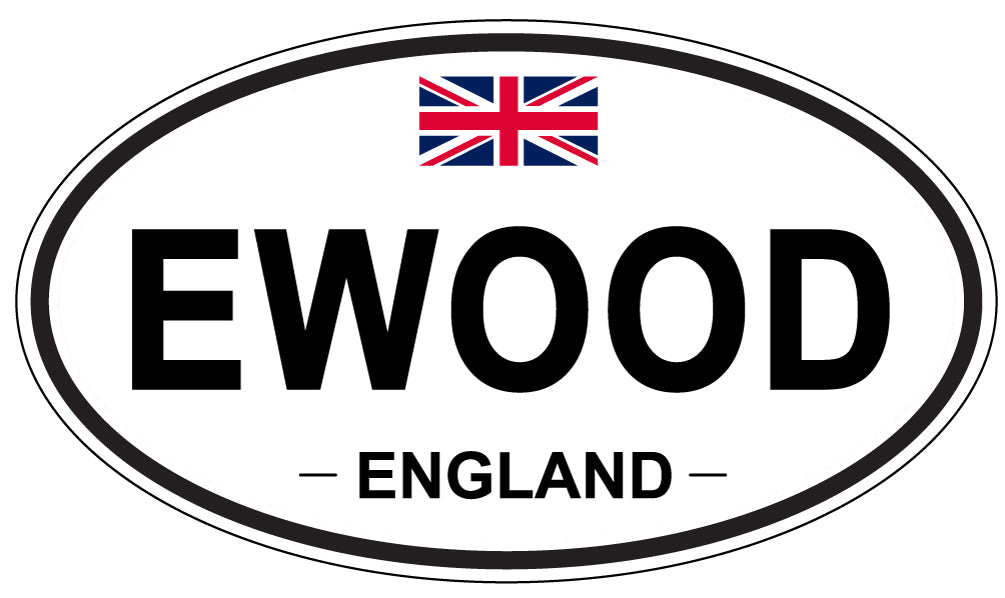 EWOOD, England - Oval Magnet