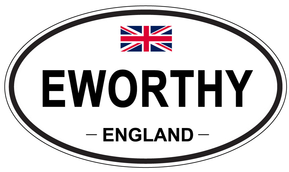 EWORTHY, England - Oval Magnet