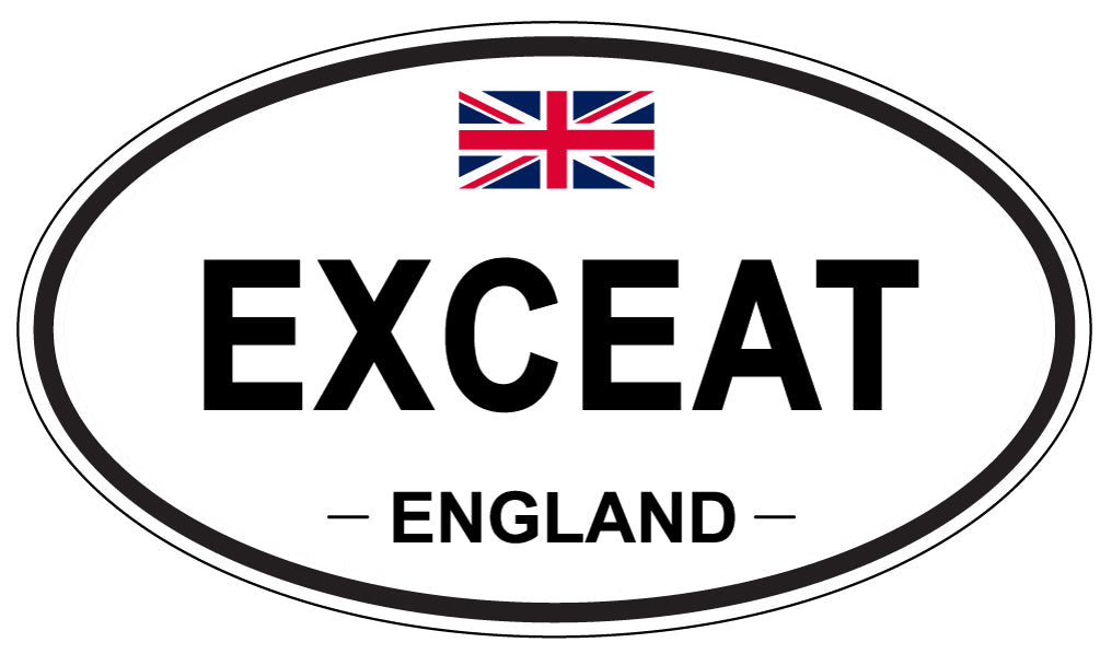 EXCEAT, England - Oval Magnet