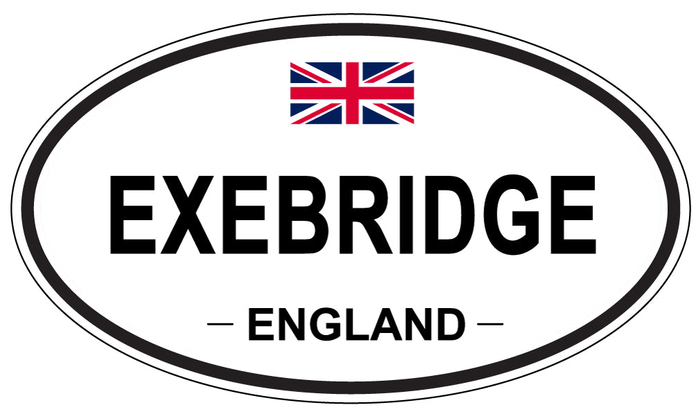 EXEBRIDGE, England - Oval Magnet