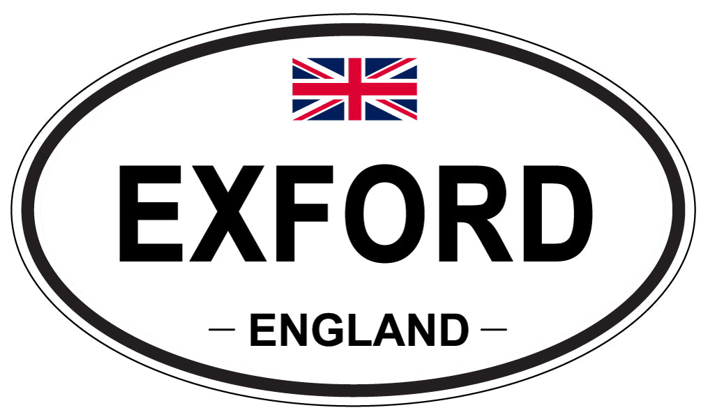 EXFORD, England - Oval Magnet