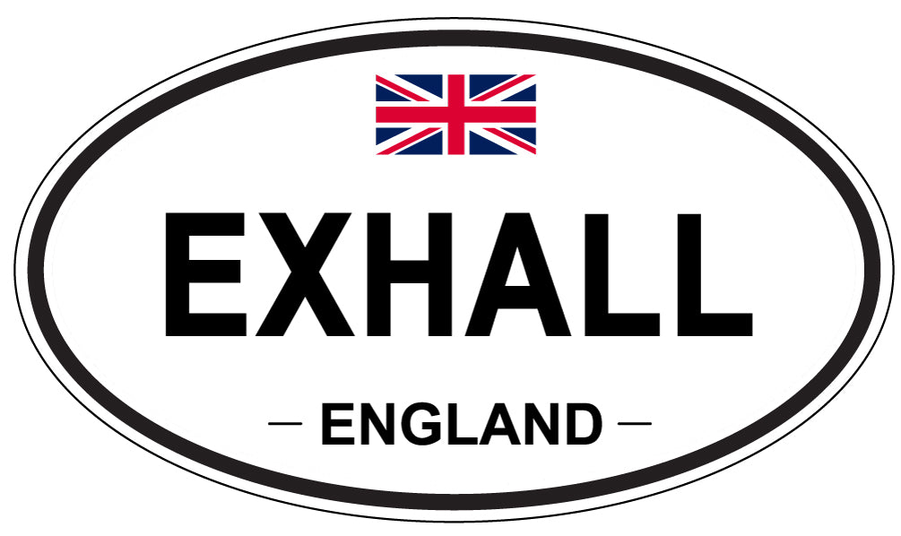 EXHALL, England - Oval Magnet