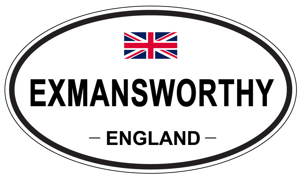 EXMANSWORTHY, England - Oval Magnet