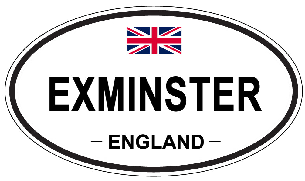 EXMINSTER, England - Oval Magnet
