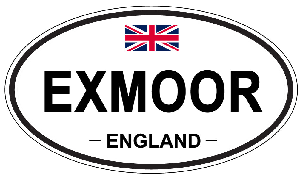 EXMOOR, England - Oval Magnet