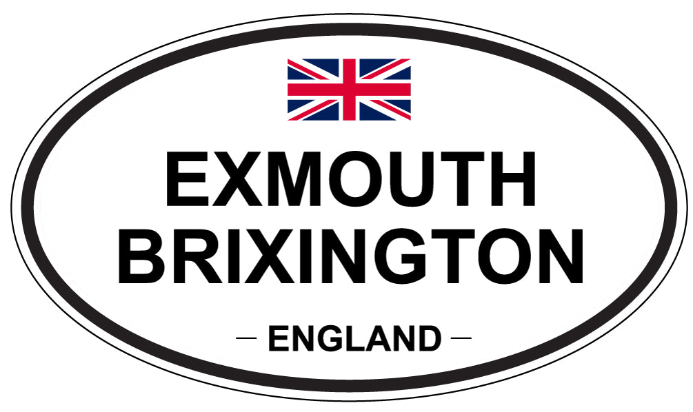 EXMOUTH BRIXINGTON, England - Oval Magnet