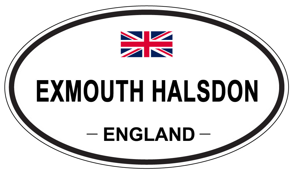 EXMOUTH HALSDON, England - Oval Magnet